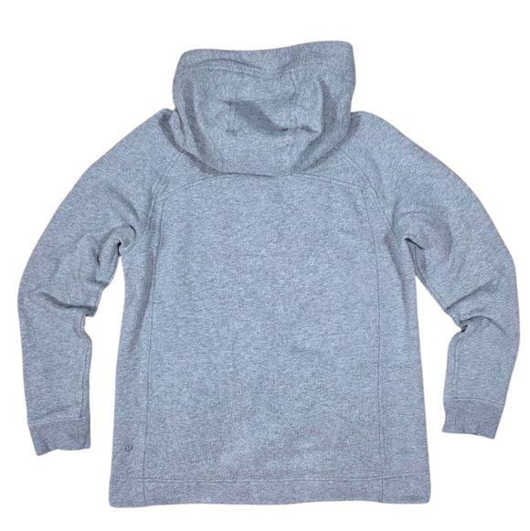 Lululemon Wind Down Pullover Gray Hoodie Size 6 Casual Warmth - Picture 4 of 11
